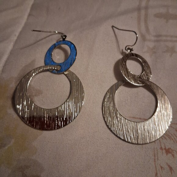 Think Vintage Online Jewelry - RETRO DOUBLE HOOP EARRINGS FOR EVERYDAY WEARfinal price please struggling mama/